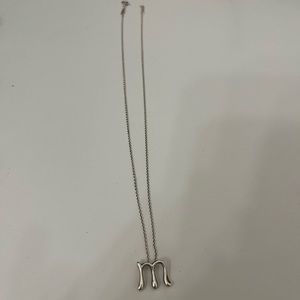 Tiffany’s Alphabet Letter M Pendant
